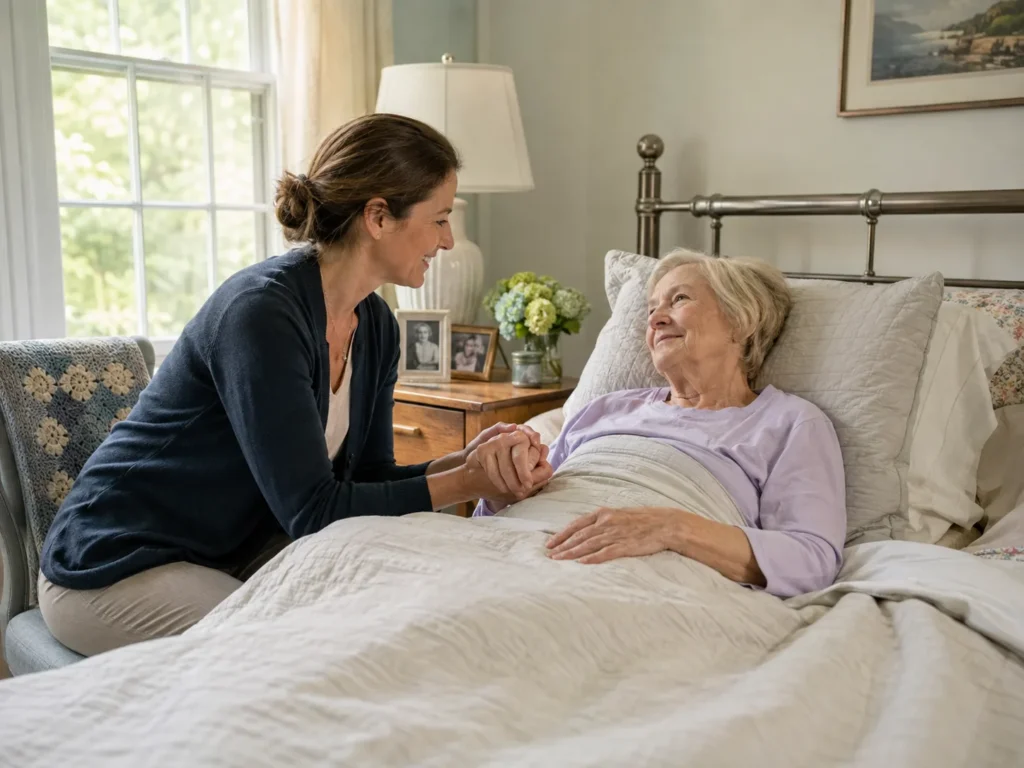 End-of-life care at home, one of the services MF Family Home Care provides