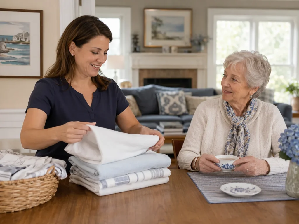 Homemaker services, one of twelve services MF Family Home Care provides