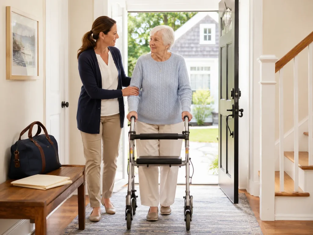 Hospital to home support, one of twelve services MF Family Home Care provides
